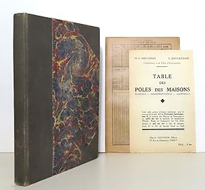 Imagen del vendedor de Cours universel d'astrologie simple et scientifique. Tables des maisons, tables des plantes, modles d'horoscopes pour tous pays - Prlude  l'Encyclopdie astrologique franaise. a la venta por La Bergerie