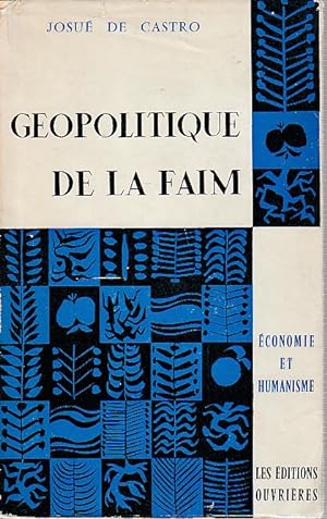 Seller image for Gopolitique de la faim, for sale by L'Odeur du Book
