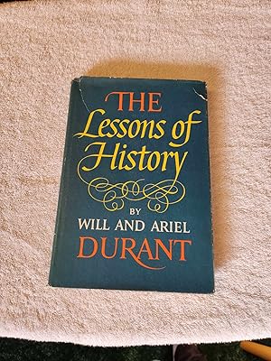 Seller image for The Lessons of History for sale by Vincent's Fine Books