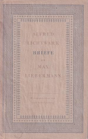 Immagine del venditore per Briefe an Max Liebermann venduto da In 't Wasdom - antiquariaat Cornelissen & De Jong