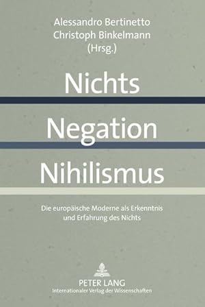 Immagine del venditore per Nichts - Negation - Nihilismus venduto da BuchWeltWeit Ludwig Meier e.K.