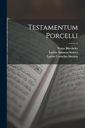 Bild des Verkufers fr Testamentum Porcelli (Latin Edition) zum Verkauf von moluna