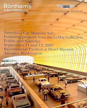 America's Car Museum Sale featuring Property from the LeMay Collection, Friday and Saturday Septe...