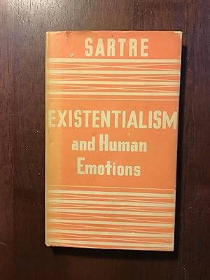 Imagen del vendedor de EXISTENTIALISM AND HUMAN EMOTIONS a la venta por Shadetree Rare Books