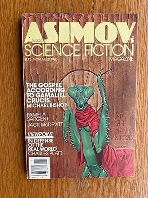 Image du vendeur pour Isaac Asimov's Science Fiction November 1983 mis en vente par Scene of the Crime, ABAC, IOBA