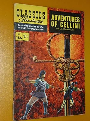 Classics Illustrated #15 Adventures Of Cellini. Good/Very Good 3.0