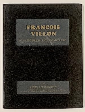 Seller image for FRANCOIS VILLION. Blackguard and Immortal for sale by Tavistock Books, ABAA