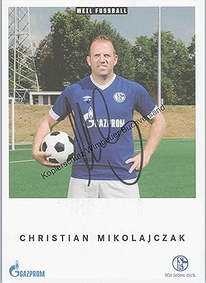 Immagine del venditore per Original Autogramm Christian Mikolajczak Schalke 04 /// Autograph signiert signed signee venduto da Antiquariat im Kaiserviertel | Wimbauer Buchversand