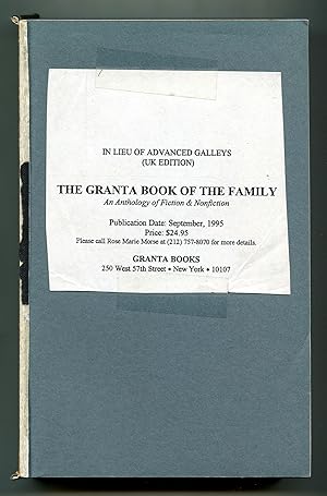 Bild des Verkufers fr The Granta Book of the Family zum Verkauf von Between the Covers-Rare Books, Inc. ABAA