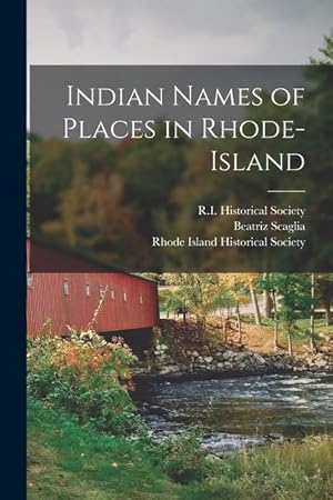 Bild des Verkufers fr Indian Names of Places in Rhode-Island zum Verkauf von moluna