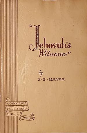 Immagine del venditore per Jehovah's Witnesses venduto da Mister-Seekers Bookstore