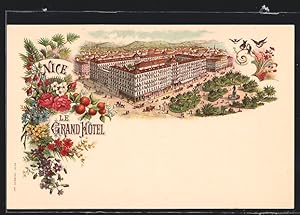 Lithographie Nice, Grand Hotel