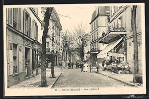 Carte postale Saint-Mandé, Rue Alphand