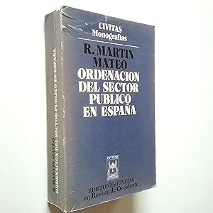 Imagen del vendedor de Ordenacin del sector pblico en Espaa a la venta por MAUTALOS LIBRERA