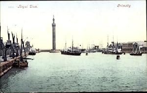 Ansichtskarte / Postkarte Grimsby Lincolnshire England, Royal Dock