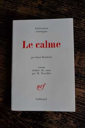 Seller image for Le calme for sale by Un livre en poche