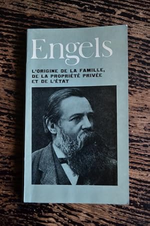 Image du vendeur pour L'origine de la famille, de la proprit prive et de l'Etat mis en vente par Un livre en poche