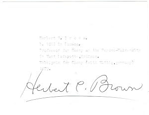 Bild des Verkufers fr Eigenh. Albumblatt m. U. zum Verkauf von Kotte Autographs GmbH