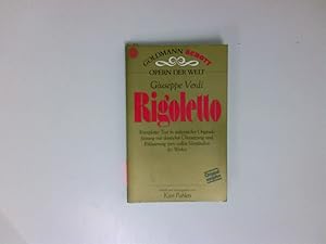 Bild des Verkufers fr Rigoletto Opern der Welt. zum Verkauf von Antiquariat Buchhandel Daniel Viertel