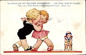 Künstler Ansichtskarte / Postkarte Tempest, D., La danse est un charmant passe-temps, Kinder beim...