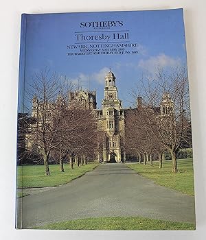 Sotheby's Thoresby hall Newark Nottinghamshire Wednesday 31st, May 1989 Thursday 1st and Friday 2...