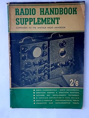 Image du vendeur pour Radio Handbook Supplement, Companion to the Amateur Radio Handbook. mis en vente par Tony Hutchinson
