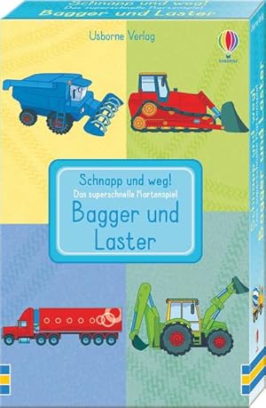 Bild des Verkufers fr Schnapp und weg! Das superschnelle Kartenspiel: Bagger und Laster zum Verkauf von AHA-BUCH GmbH