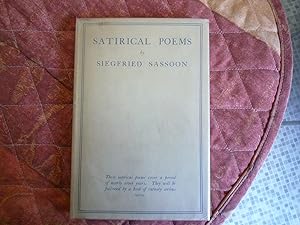 Seller image for Satirical Poems (signed) for sale by Shellhouse  Books