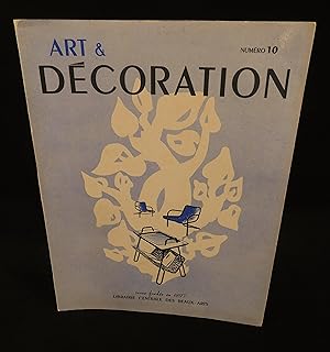 Image du vendeur pour ART et DCORATION . mis en vente par Librairie Franck LAUNAI
