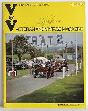 Immagine del venditore per V & V Veteran and Vintage Magazine June 1970 Volume 14 Number 10 venduto da Argyl Houser, Bookseller