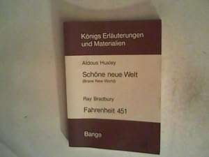 Seller image for Schne neue Welt (Brave New World). - Bradbury, Ray: Fahrenheit 451 (Knigs Erluterungen) for sale by ANTIQUARIAT FRDEBUCH Inh.Michael Simon