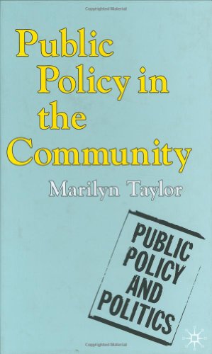 Image du vendeur pour Public Policy in the Community (Public Policy and Politics) mis en vente par WeBuyBooks