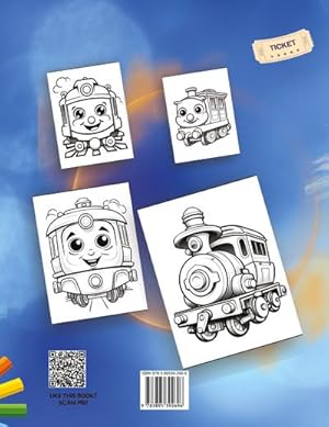 Immagine del venditore per Train Coloring Book for Boys : Fun activity & great giftfor Toddlers, Preschool & Kindergarten Kids venduto da AHA-BUCH GmbH