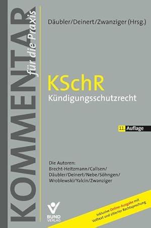 Seller image for KSchR - Kndigungsschutzrecht (Kommentar fr die Praxis) for sale by Studibuch