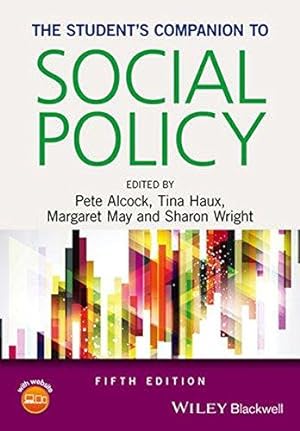 Seller image for The Student's Companion to Social Policy, 5th Edition for sale by WeBuyBooks