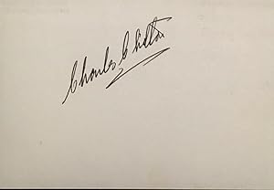 Autograph Signature/Dedication on Card