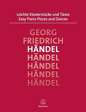 Bild des Verkufers fr Handel Easy Piano Pieces and Dances zum Verkauf von WeBuyBooks