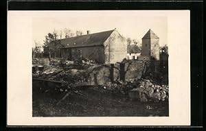 Carte postale Miraumont, Ferme Beauregard