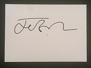 Autograph Signature on Card