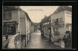Carte postale Salies-de-Béarn, Le Saleys, Vieilles Maisons