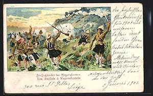 Ansichtskarte Die Engländer bei Magersfontein, Burenkrieg