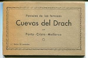 POSTALES DE LAS FAMOSAS CUEVAS DEL DRACH EN PORTO CRISTO, MALLORCA. 1ª SERIE: 12 POSTALES/OLD POS...