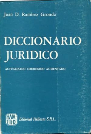Imagen del vendedor de DICCIONARIO JURIDICO (ACTUALIZADO, CORREGIDO, AUMENTADO). a la venta por Libros Ambig