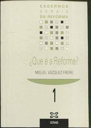 Seller image for QUE E A REFORMA? for sale by Libros Ambig
