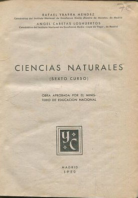 Seller image for CIENCIAS NATURALES. SEXTO CURSO. for sale by Libros Ambig