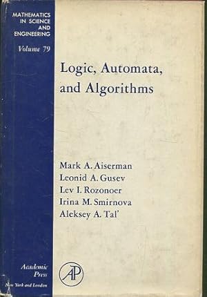 Bild des Verkufers fr logic, automata and algorithms. zum Verkauf von Libros Ambig