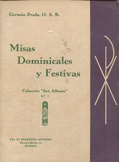 Imagen del vendedor de MISAS DOMINICALES Y FESTIVAS. a la venta por Libros Ambig