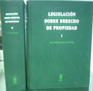 Bild des Verkufers fr LEGISLACION SOBRE DERECHO DE PROPIEDAD. CON NOTAS DE CONCORDANCIA, JURISPRUDENCIA Y BIBLIOGRAFIA. (2 VOLUMENES). zum Verkauf von Libros Ambig