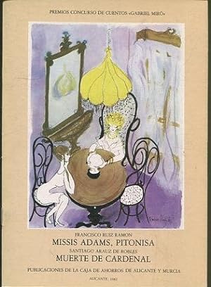 Immagine del venditore per MISSIS ADAMS, PITONISA./ MUERTE DE CARDENAL. venduto da Libros Ambig