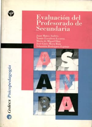 Seller image for EVALUACION DEL PROFESORADO DE SECUNDARIA. for sale by Libros Ambig